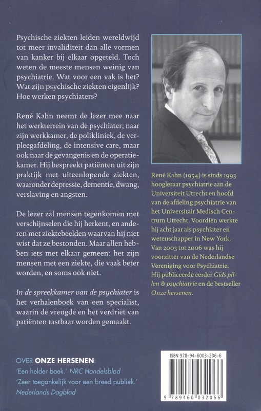 Achterkant van In de spreekkamer van de psychiater
