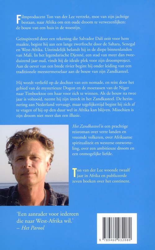 Achterkant van Het zandkasteel