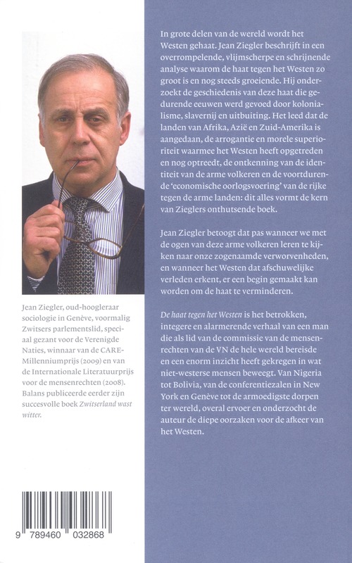 Achterkant van De haat tegen het Westen