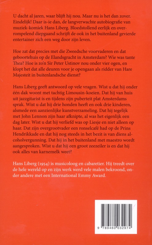 Achterkant van Ick Hans Liberg