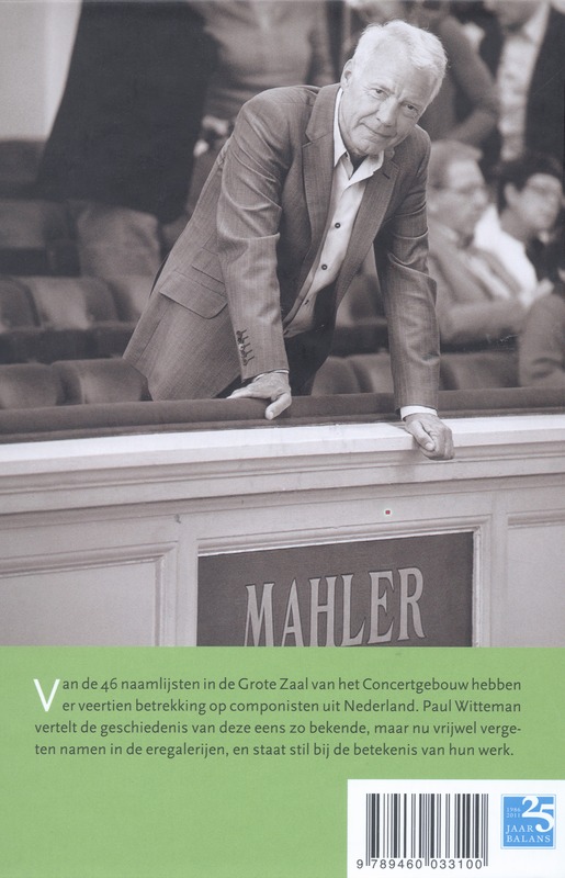 Achterkant van De namen uit de grote zaal
