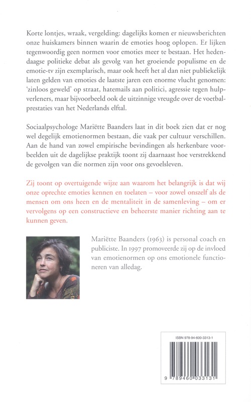Achterkant van Gepaste emoties