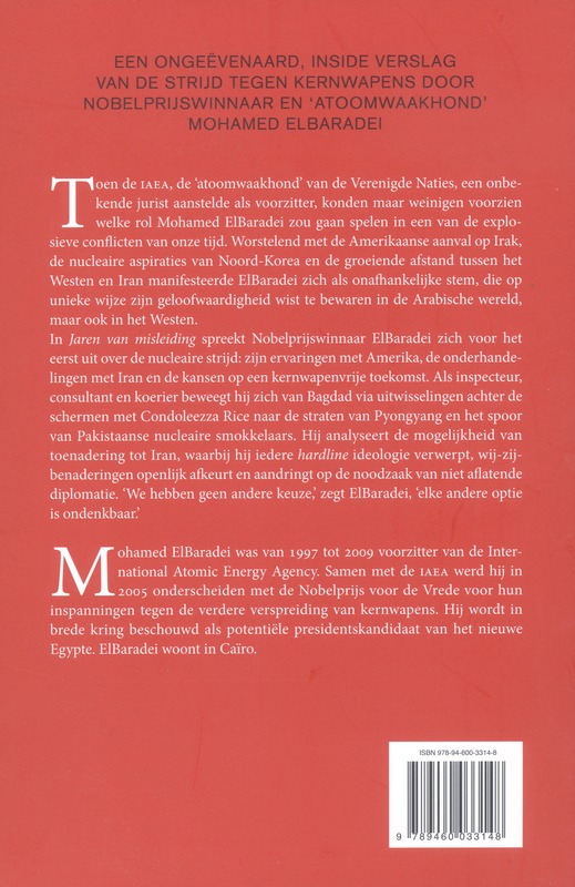 Achterkant van Jaren van misleiding