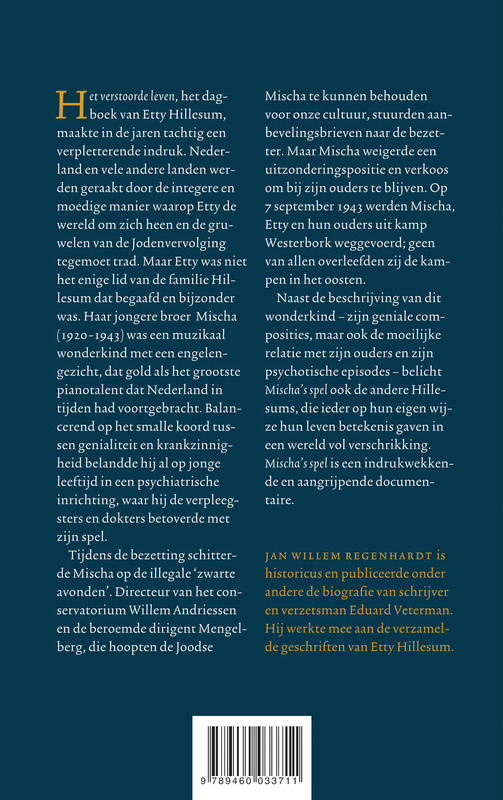Achterkant van Mischa's spel