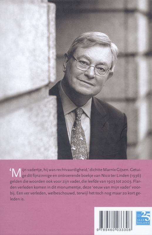 Achterkant van Mijn vader
