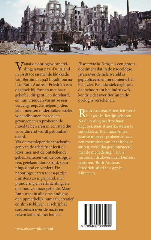 Achterkant van Ik woonde in Berlijn