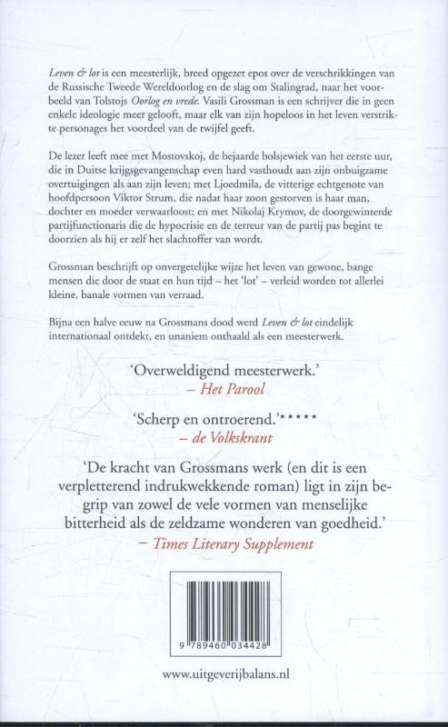 Achterkant van Leven en lot