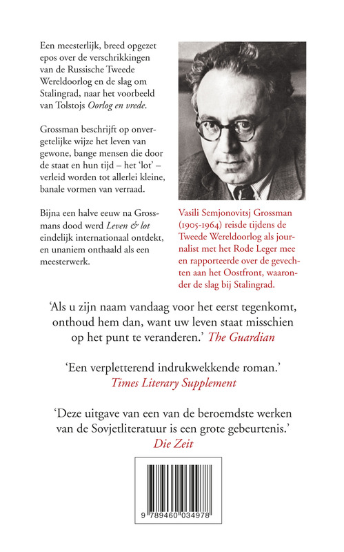 Achterkant van Leven & lot