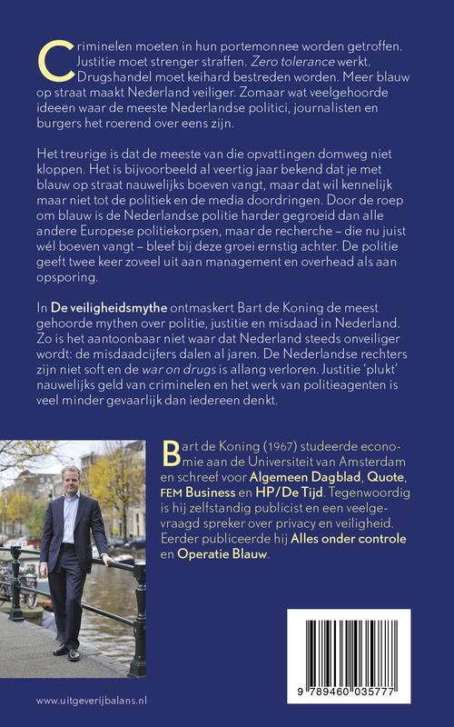 Achterkant van De veiligheidsmythe
