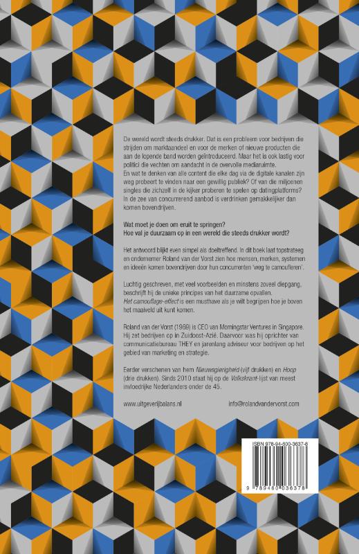 Achterkant van Het camouflage effect