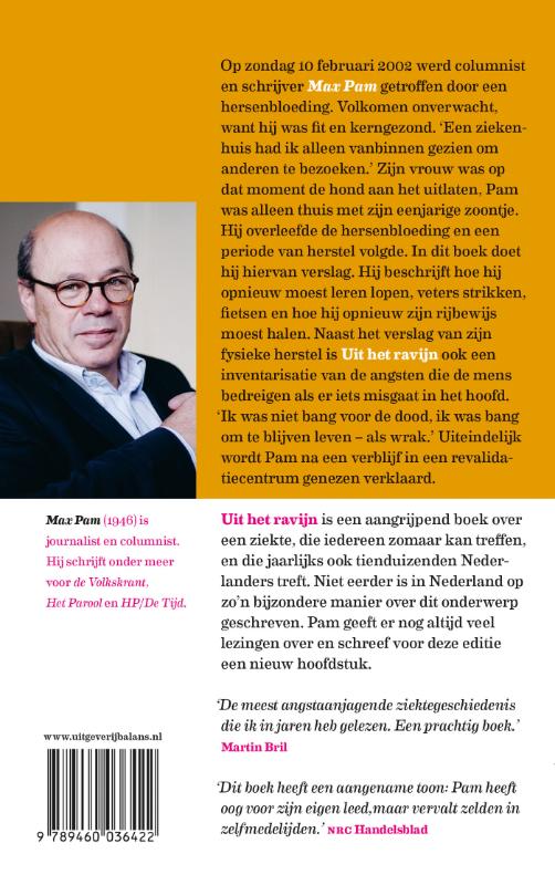 Achterkant van Uit het ravijn