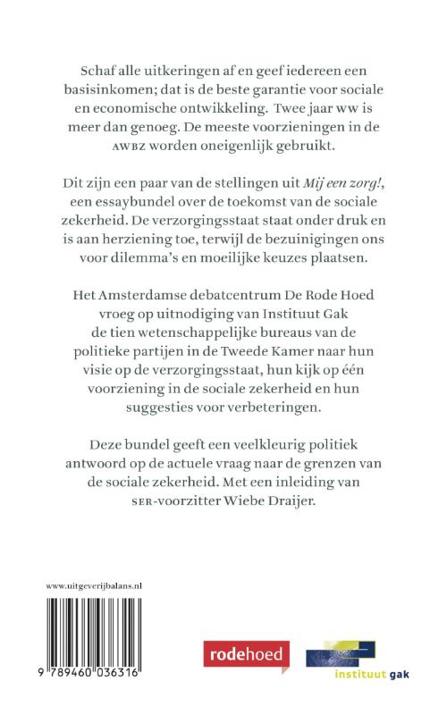 Achterkant van Mij een zorg