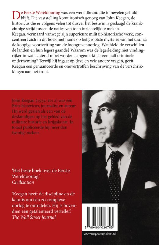 Achterkant van De eerste wereldoorlog