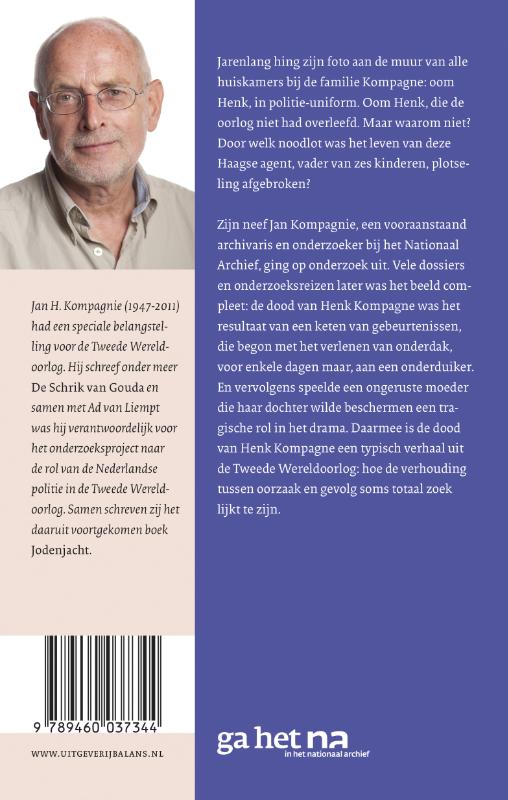 Achterkant van Held tegen wil en dank