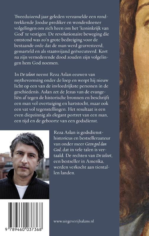 Achterkant van De zeloot