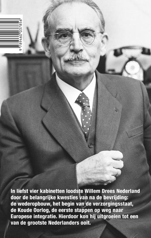 Achterkant van willem Drees 1948-1988