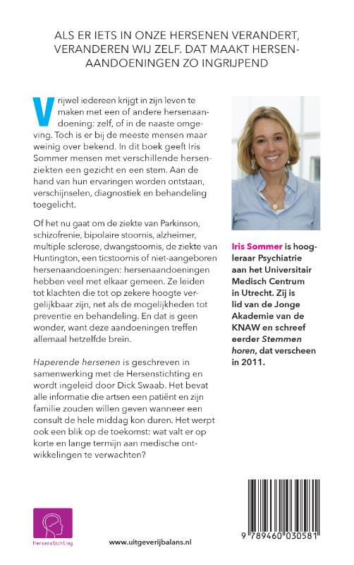 Achterkant van Haperende hersenen