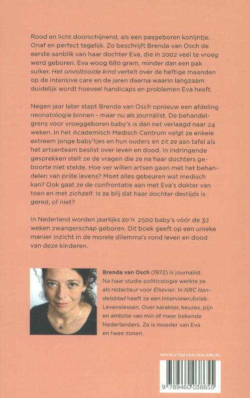 Achterkant van Het onvoltooide kind