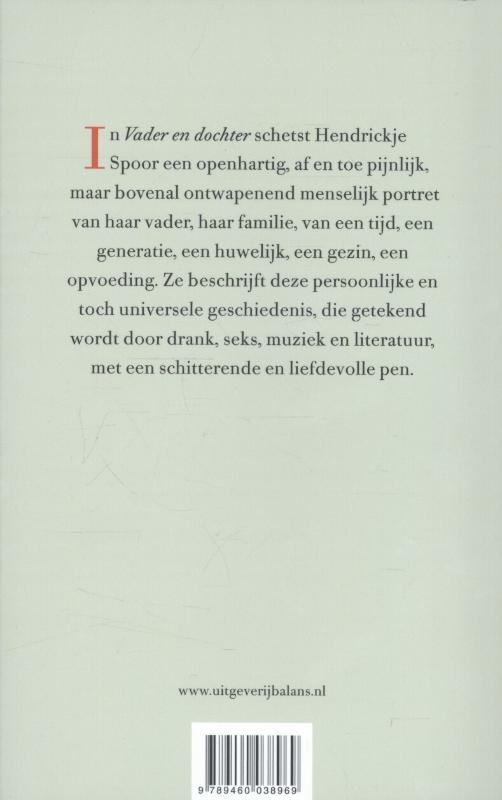 Achterkant van Vader en dochter