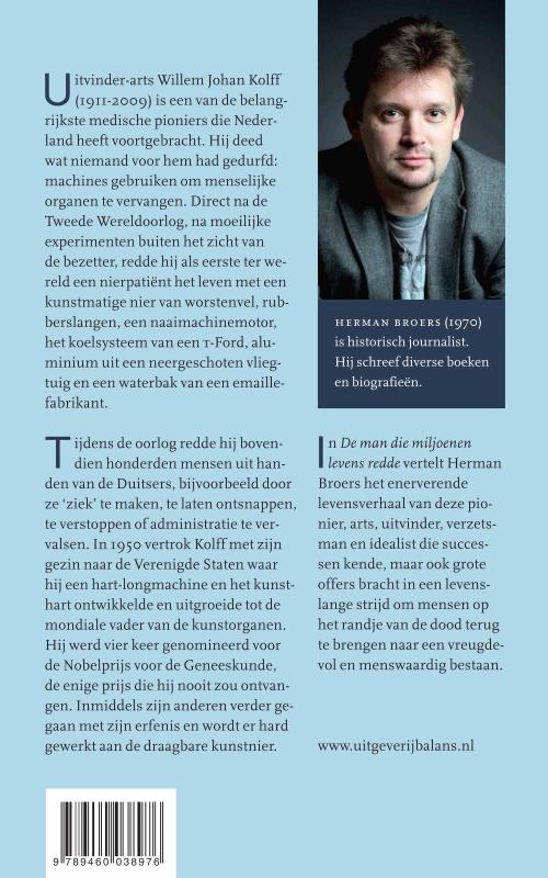 Achterkant van De man die miljoenen levens redde