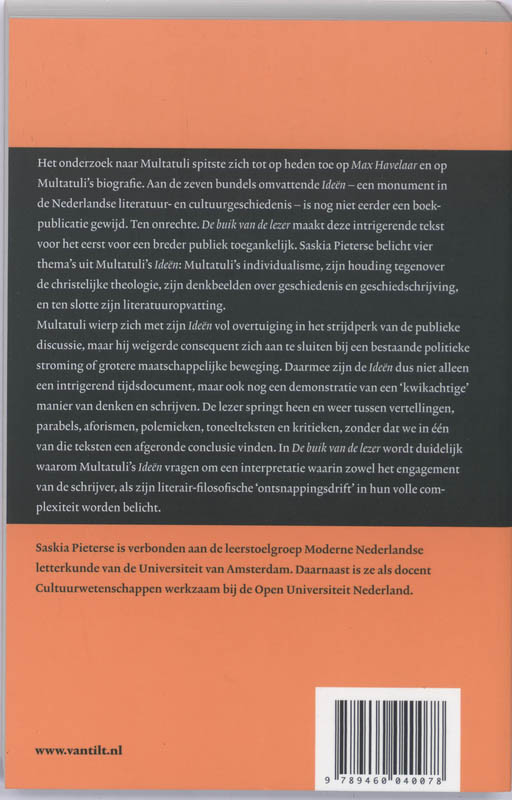 Achterkant van De buik van de lezer