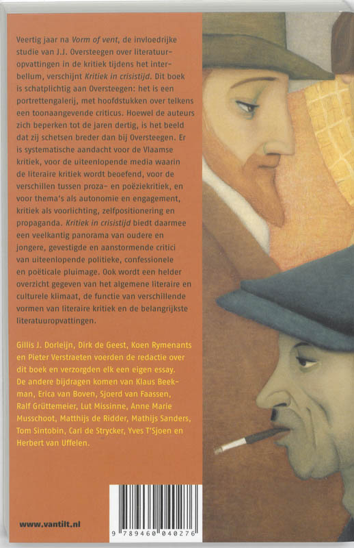 Achterkant van Kritiek in crisistijd