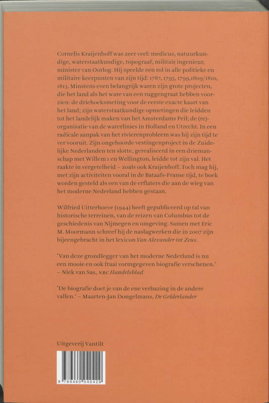 Achterkant van Cornelis Kraijenhoff 1758-1840