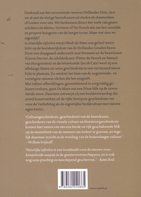 Achterkant van Huiselijke taferelen