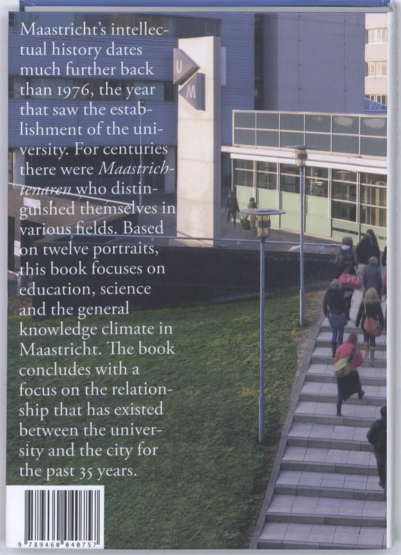 Achterkant van Maastricht city of knowledge