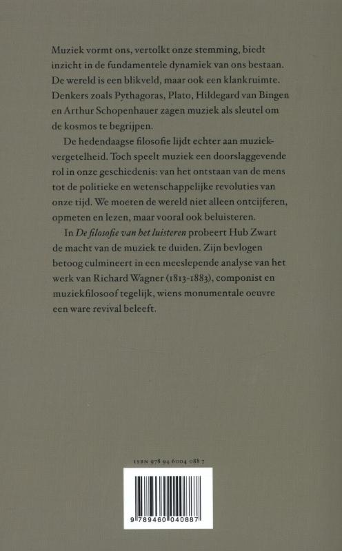 Achterkant van de filosofie van het luisteren