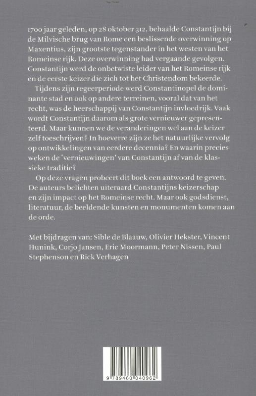 Achterkant van Constantijn de Grote