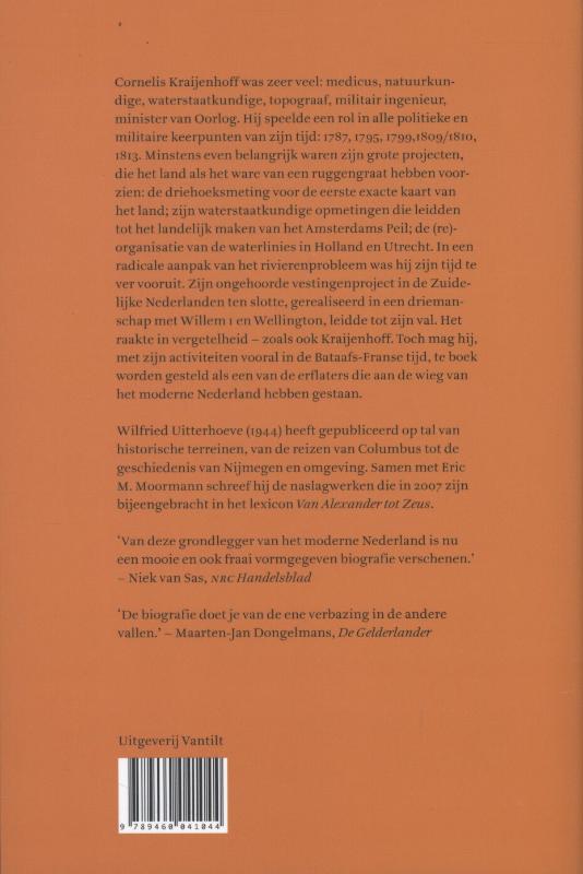 Achterkant van Cornelis Kraijenhoff 1758-1840