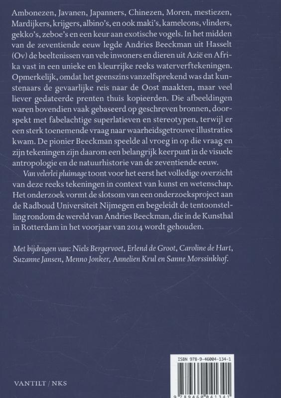 Achterkant van Van velerlei pluimage