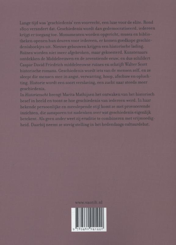 Achterkant van Historiezucht