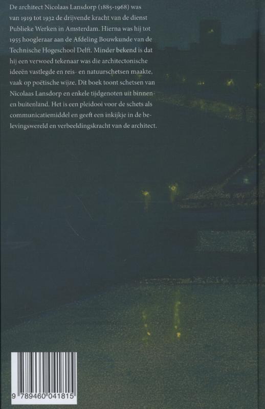 Achterkant van Het handschrift van de architect