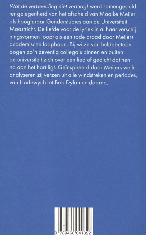 Achterkant van Wat de verbeelding niet vermag!