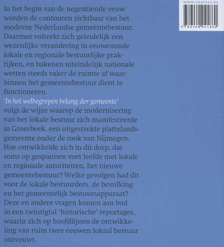 Achterkant van In het welbegrepen belang der gemeente