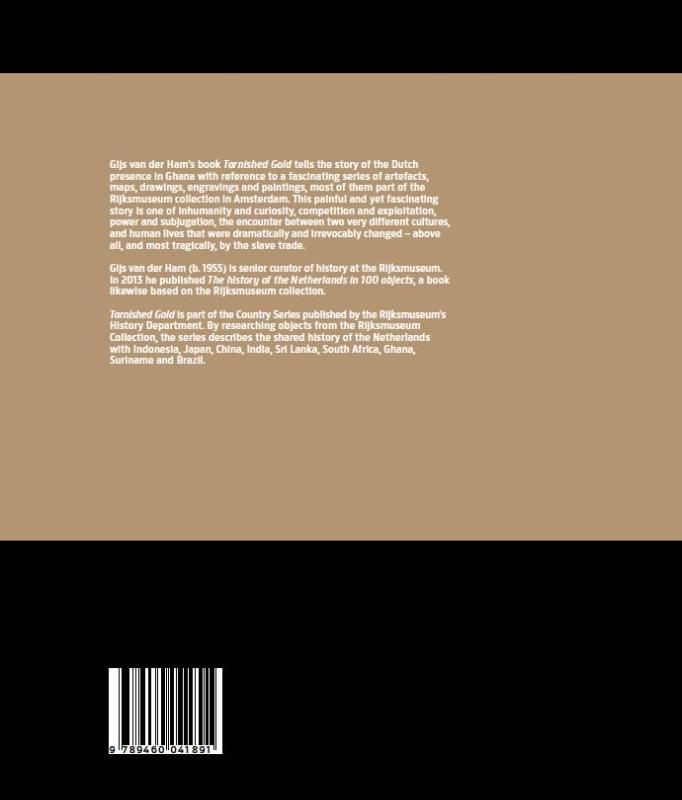 Achterkant van Tarnished gold