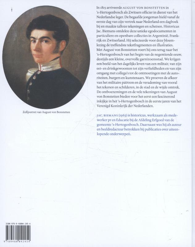 Achterkant van August von Bonstetten
