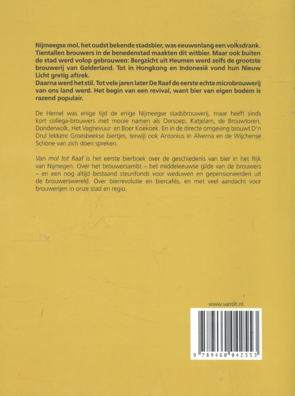 Achterkant van Van Mol tot Raaf