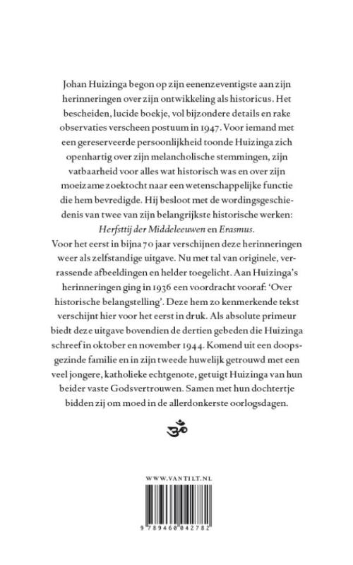 Achterkant van Mijn weg tot de historie