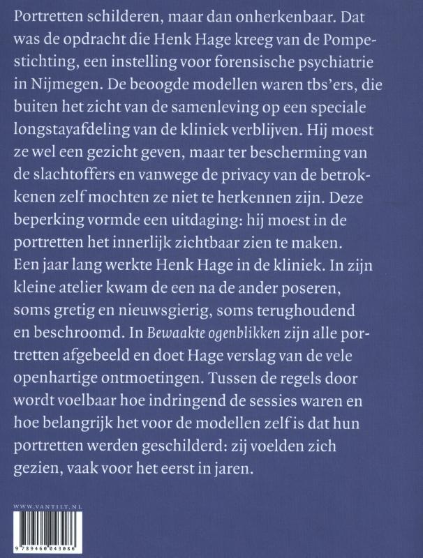 Achterkant van Bewaakte ogenblikken