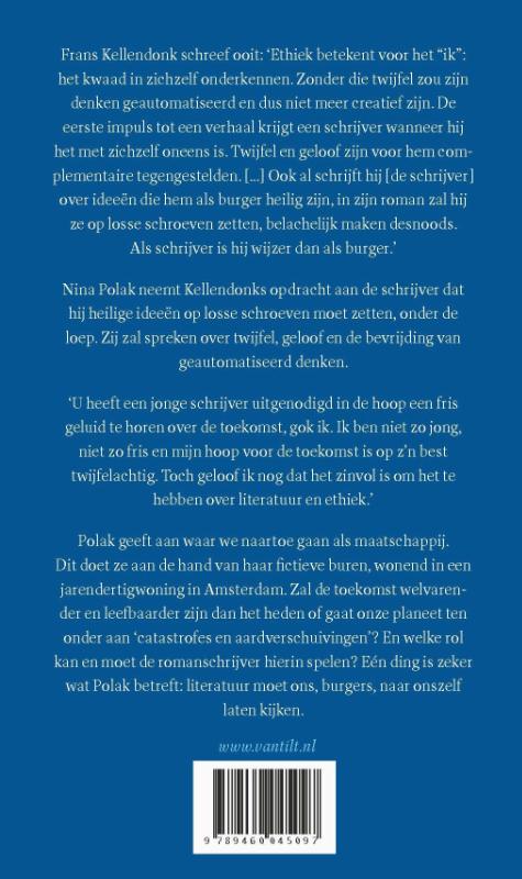 Achterkant van Als schrijver wijzer dan als burger