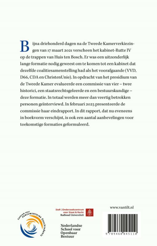Achterkant van Het vertrouwen zoek