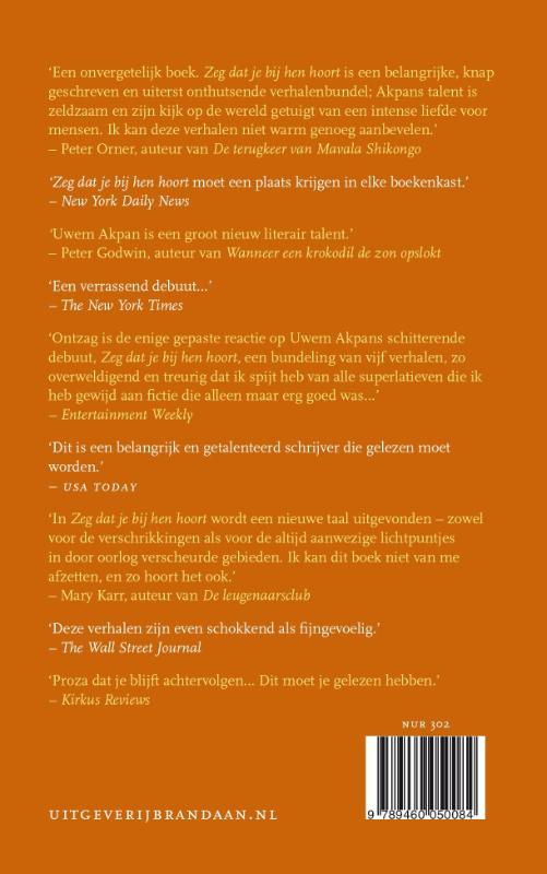 Achterkant van Zeg dat je bij hen hoort