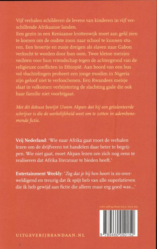 Achterkant van Zeg dat je bij hen hoort