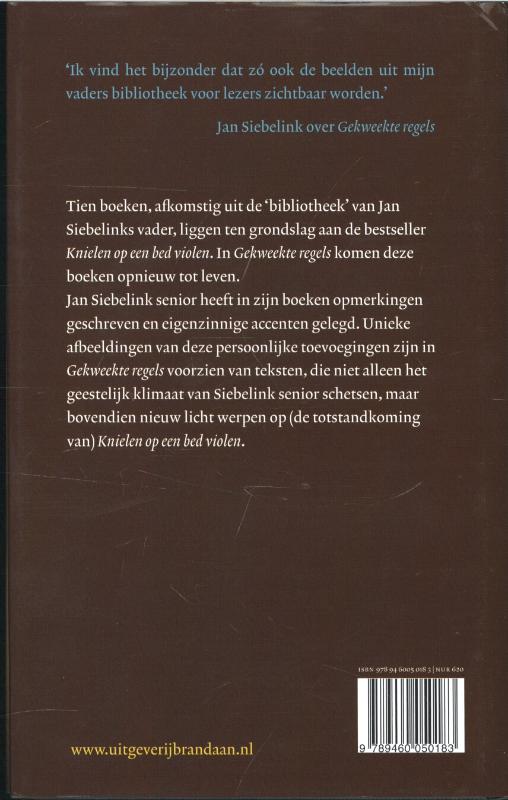 Achterkant van Gekweekte regels