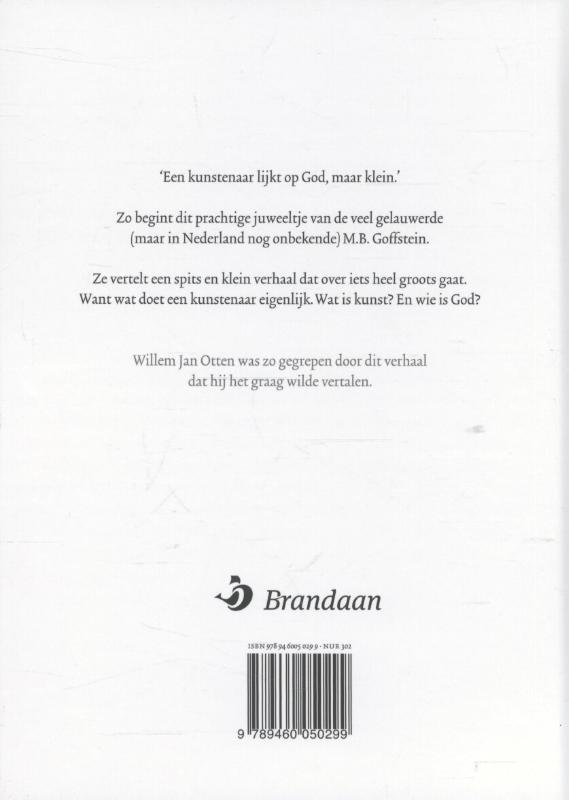 Achterkant van Een kunstenaar