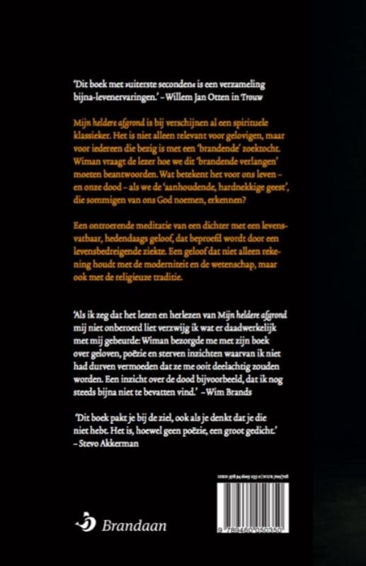 Achterkant van Mijn heldere afgrond