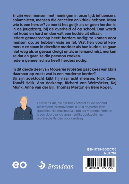 Achterkant van Moderne profeten: herders voor nu